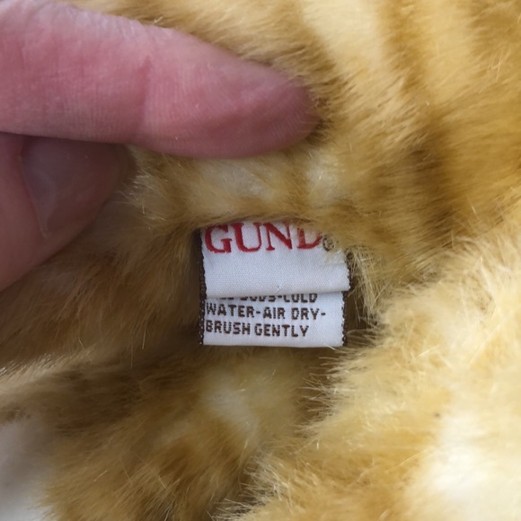 Gund Tiger 1124 Tabby Kitten Orange White Stuffed Cat 10” - Picture 4 of 7